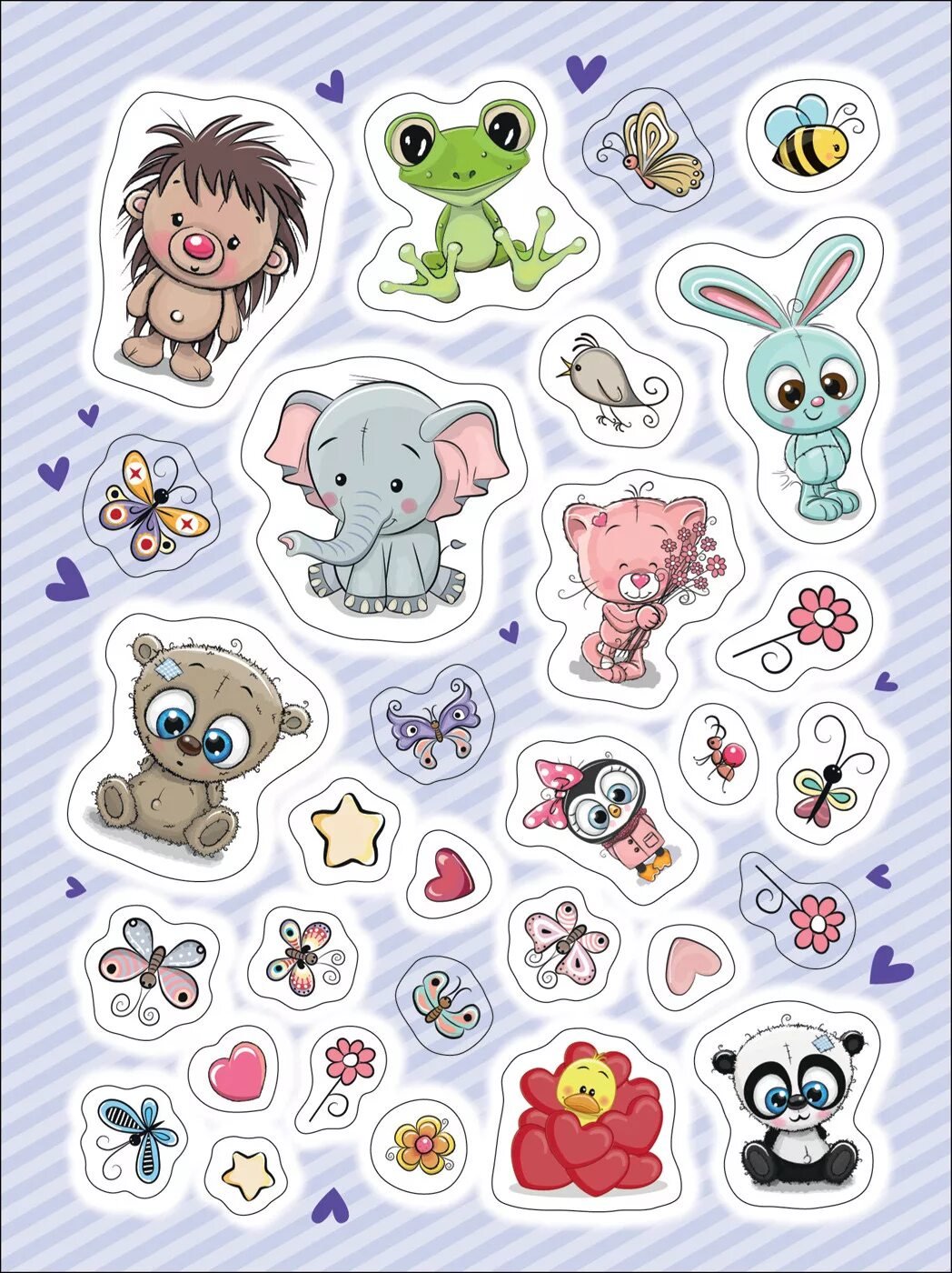 Маленькие наклейки