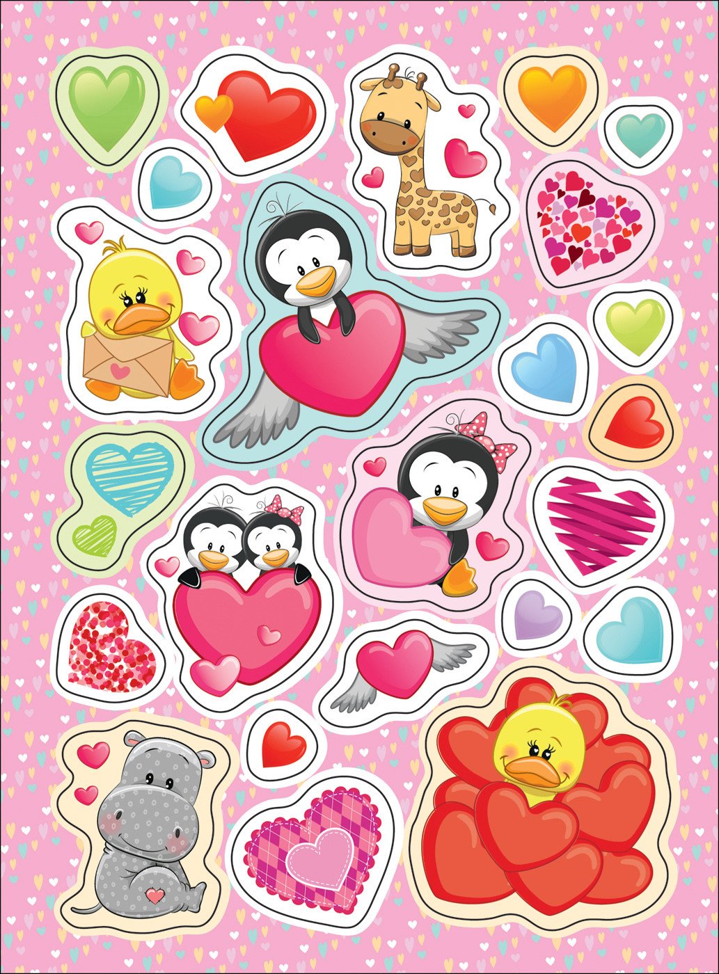 Маленькие наклейки