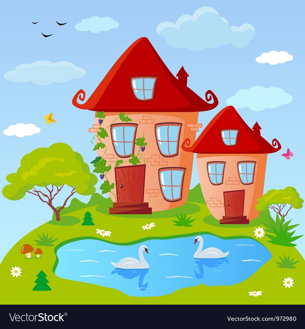 Большие и маленькие домики