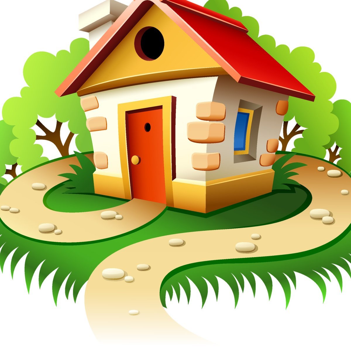 Домик рисунок