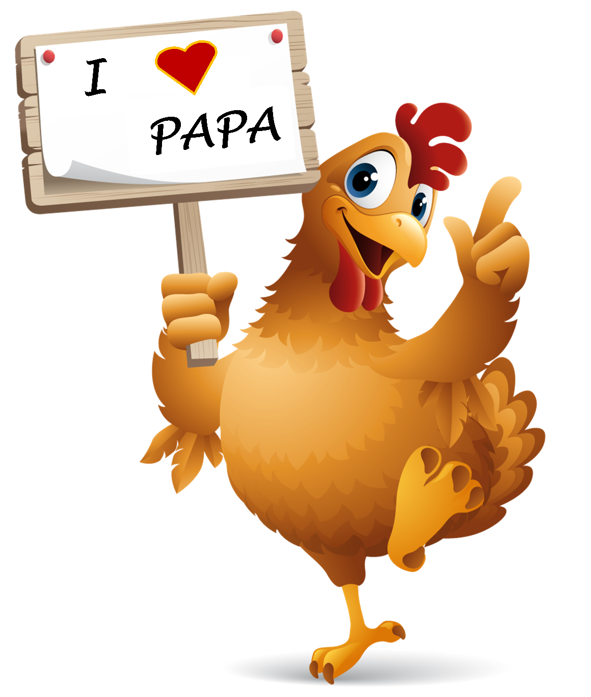 Веселая курица