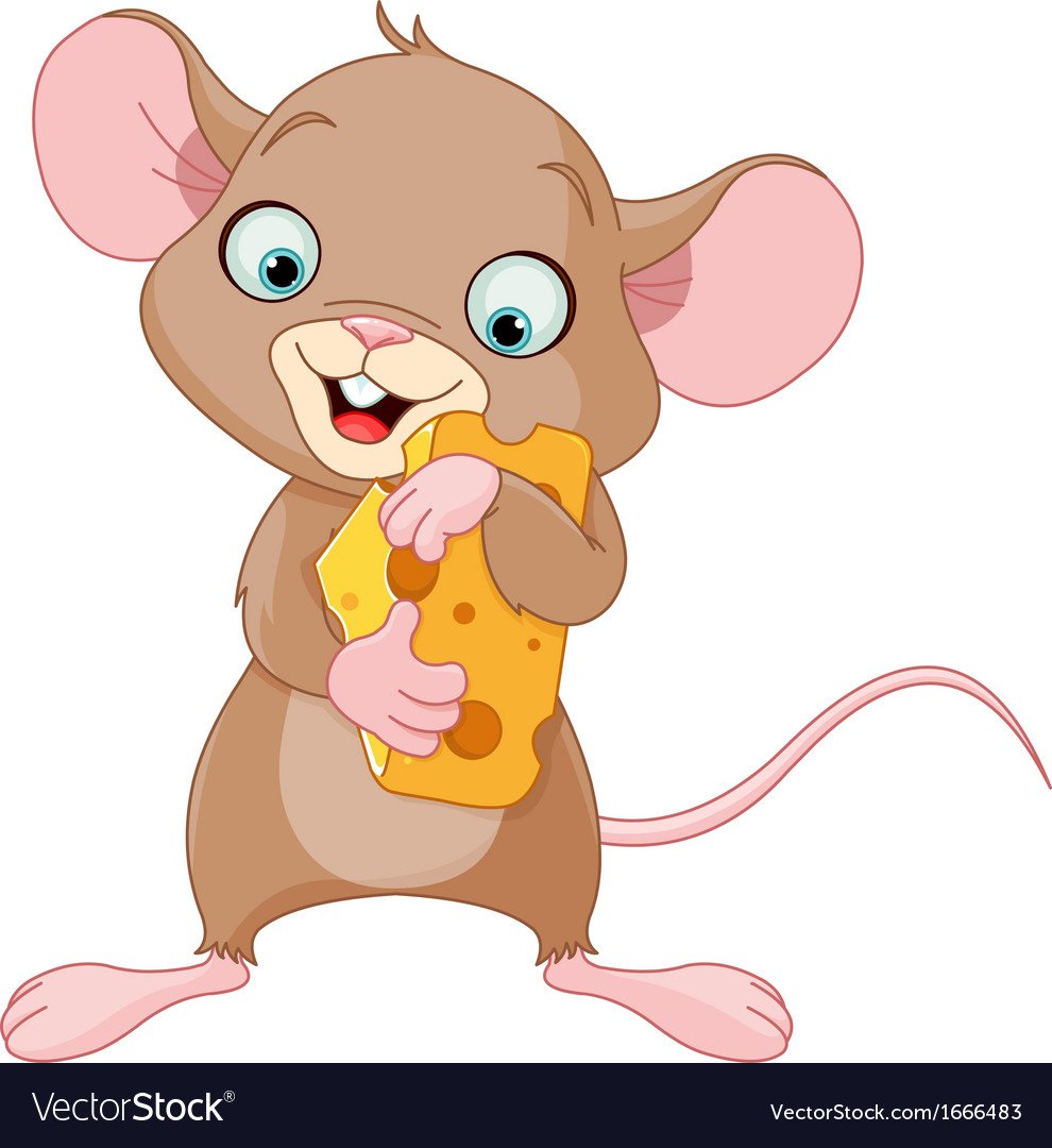 Наклейка - мышь