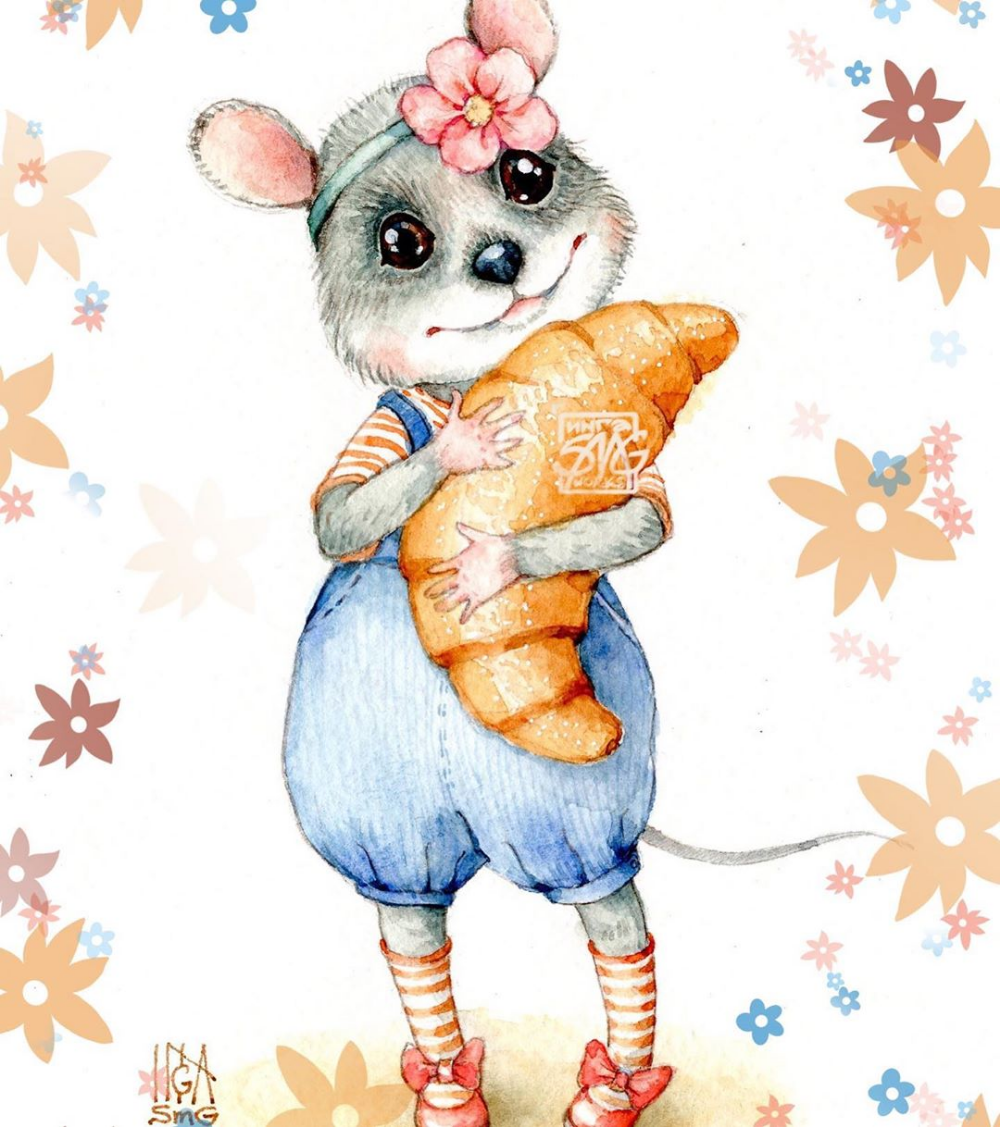 Мышка мультяшка