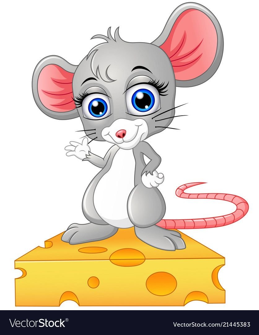 Мордочка мышки из мультика