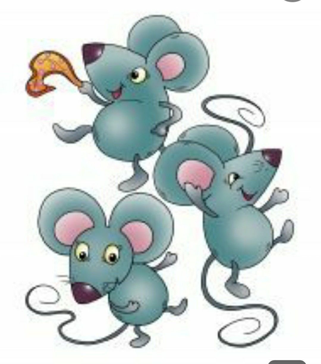 Мышка карточка для детей