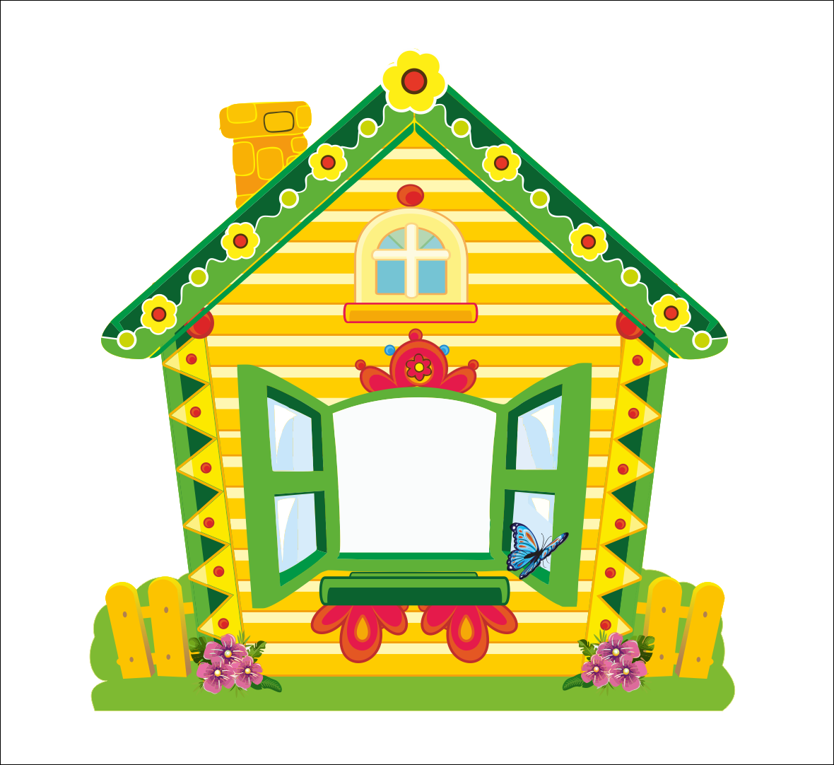 Избушка к сказке Теремок для детей в детском саду