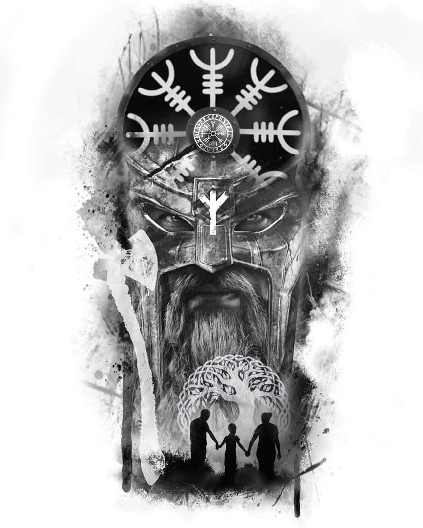 Тату викингов