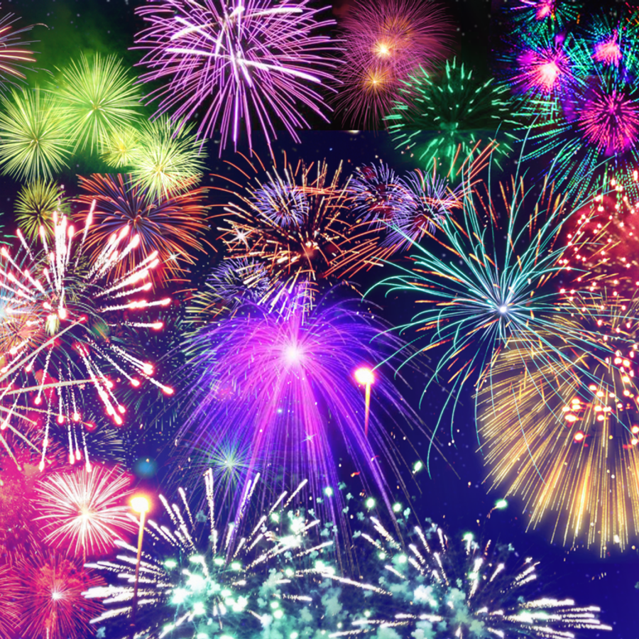 Салют "с днем рождения"