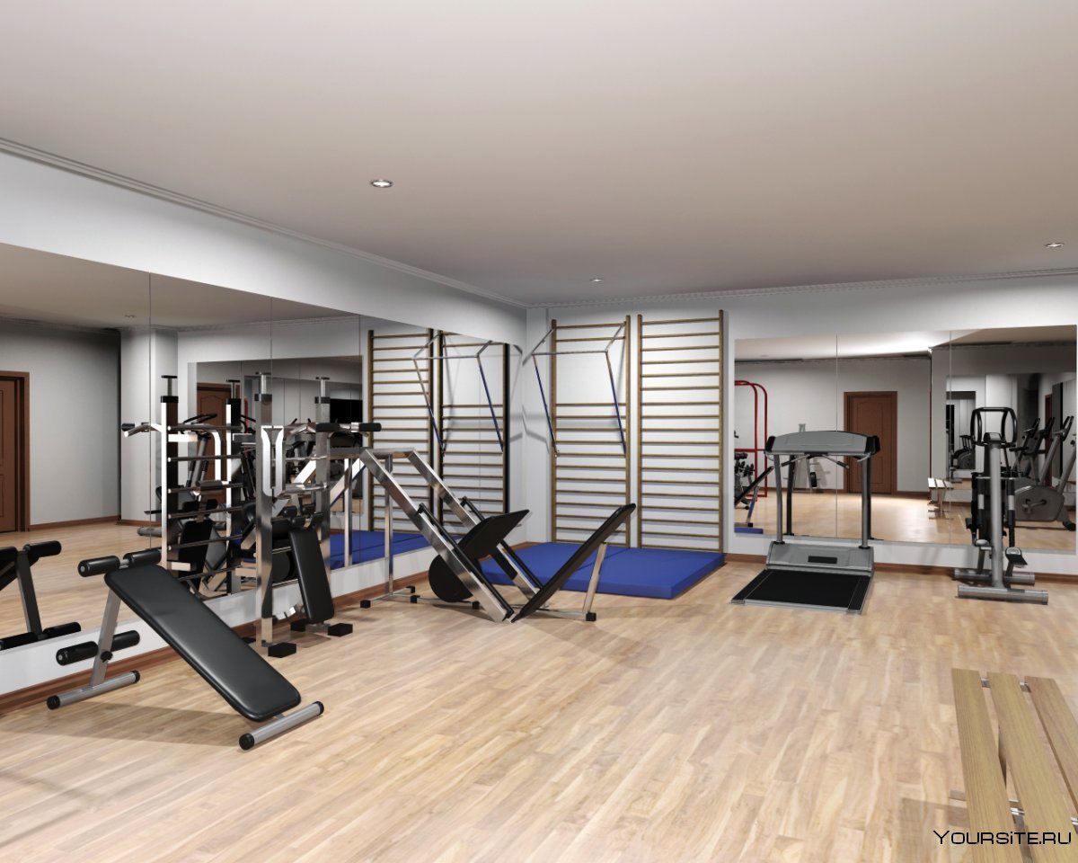 Пустой спортивный зал