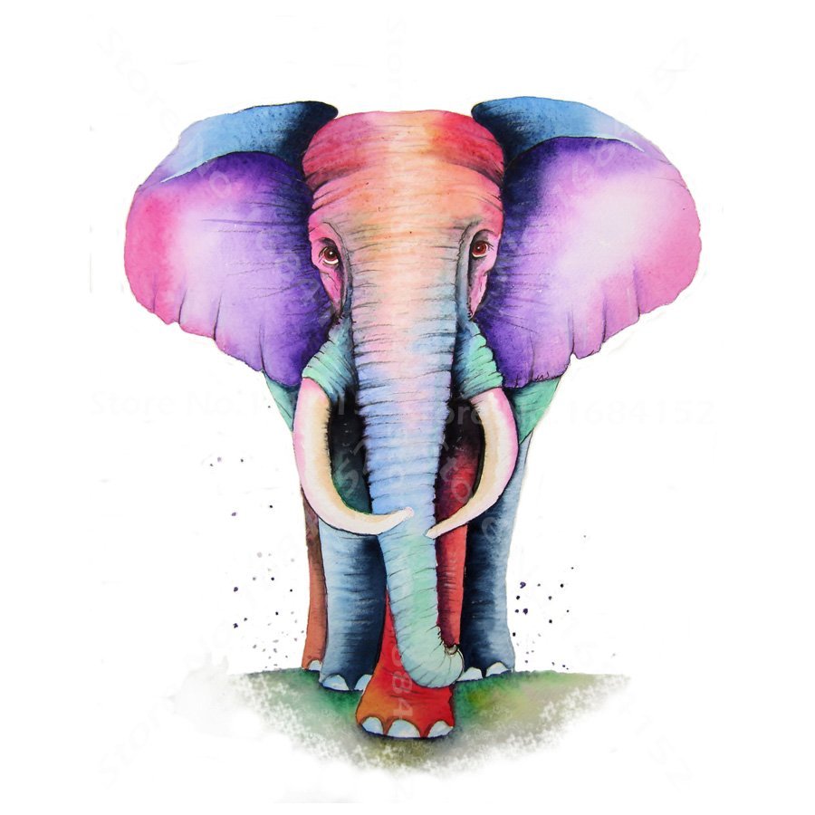 Слоник цветной