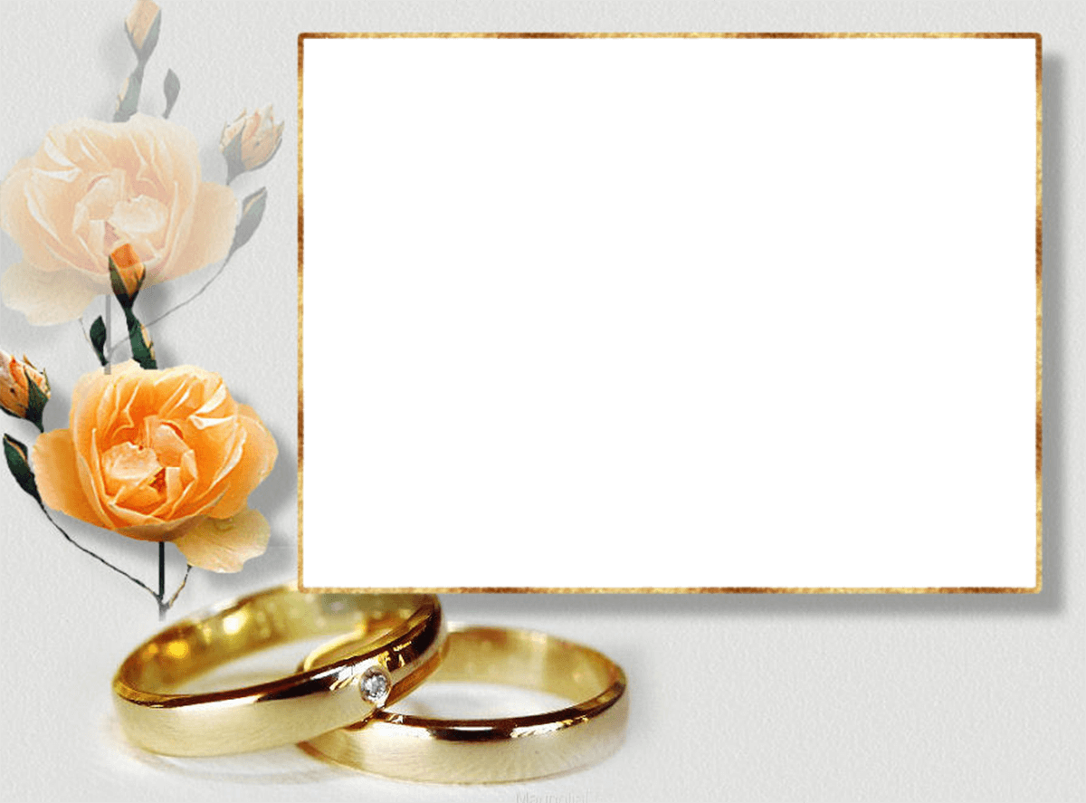 Золотая свадьба рамки
