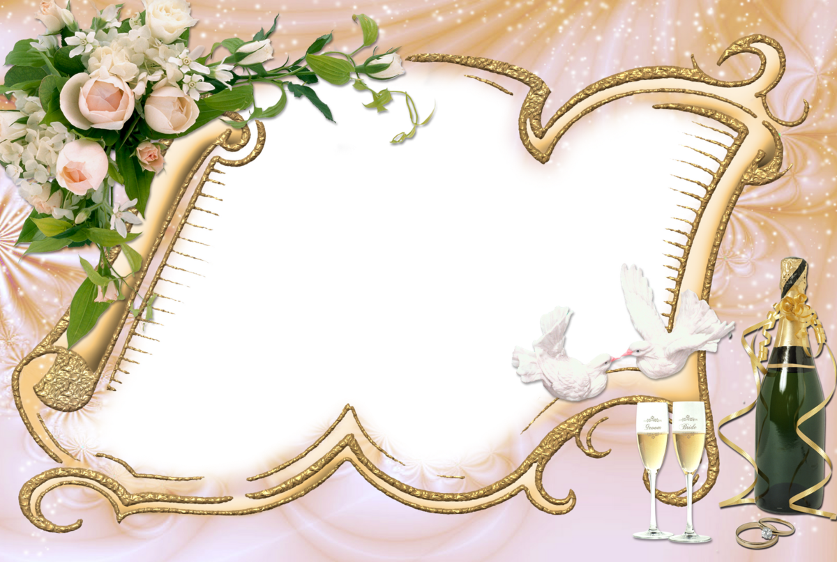 Свадебная рамка
