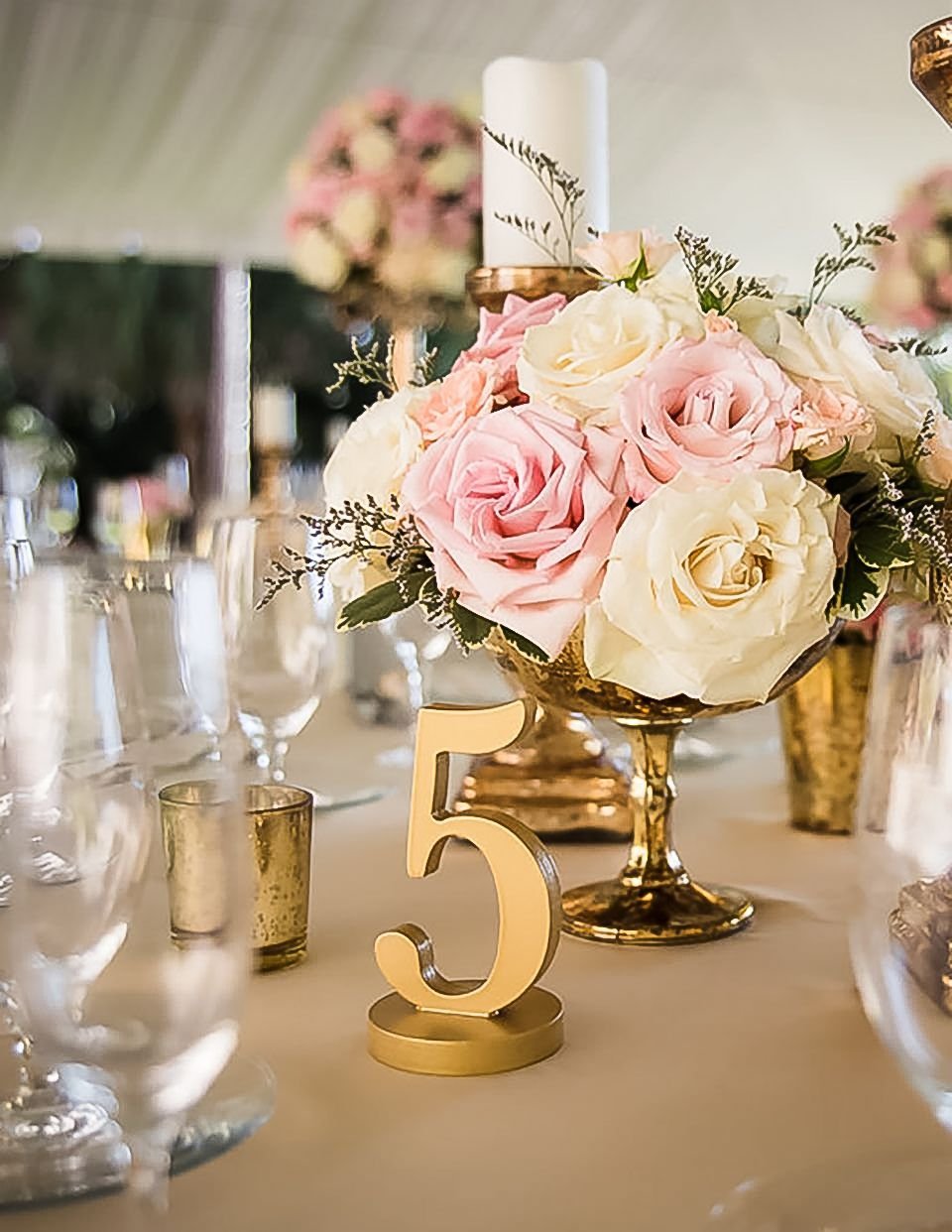 Нумерация столов на свадьбу