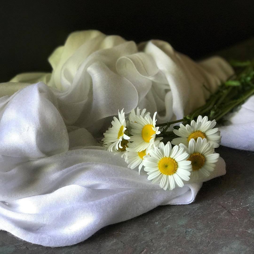 Кофе с цветами в постель