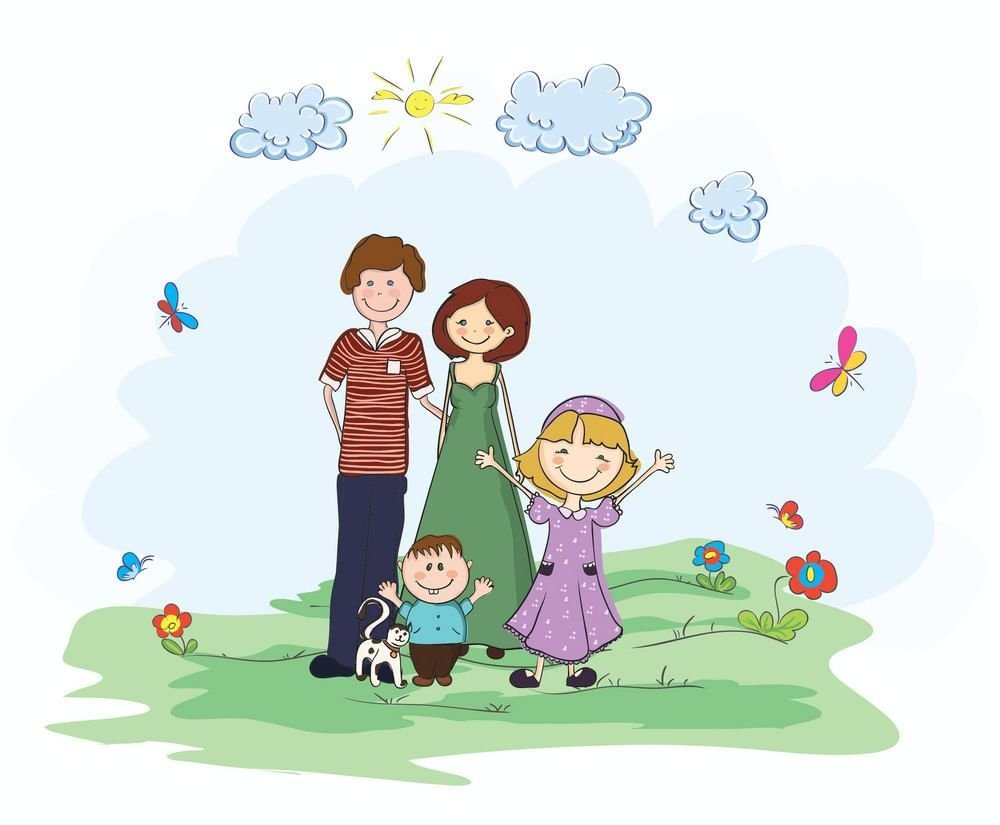 Семья рисунок