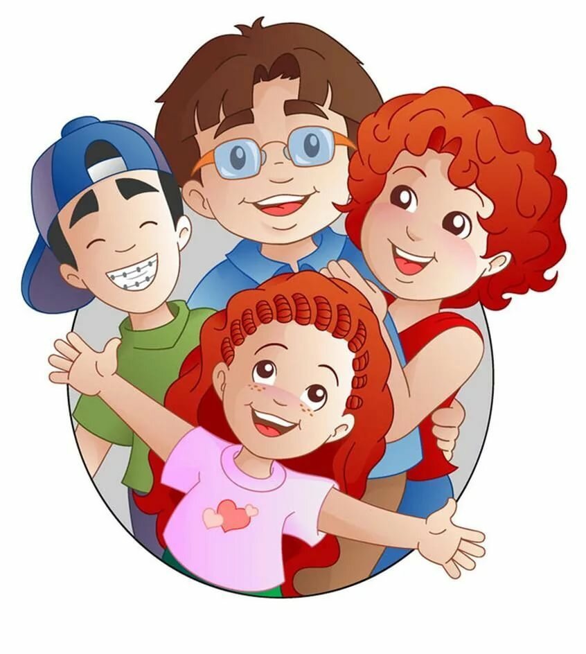 Семья мультяшные