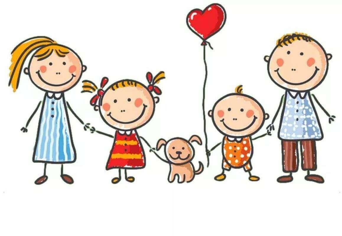 Семья рисунок для детей