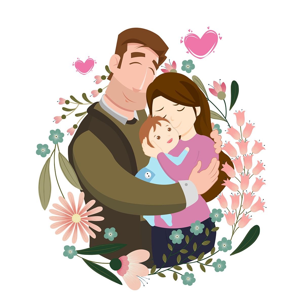 Семья иллюстрация