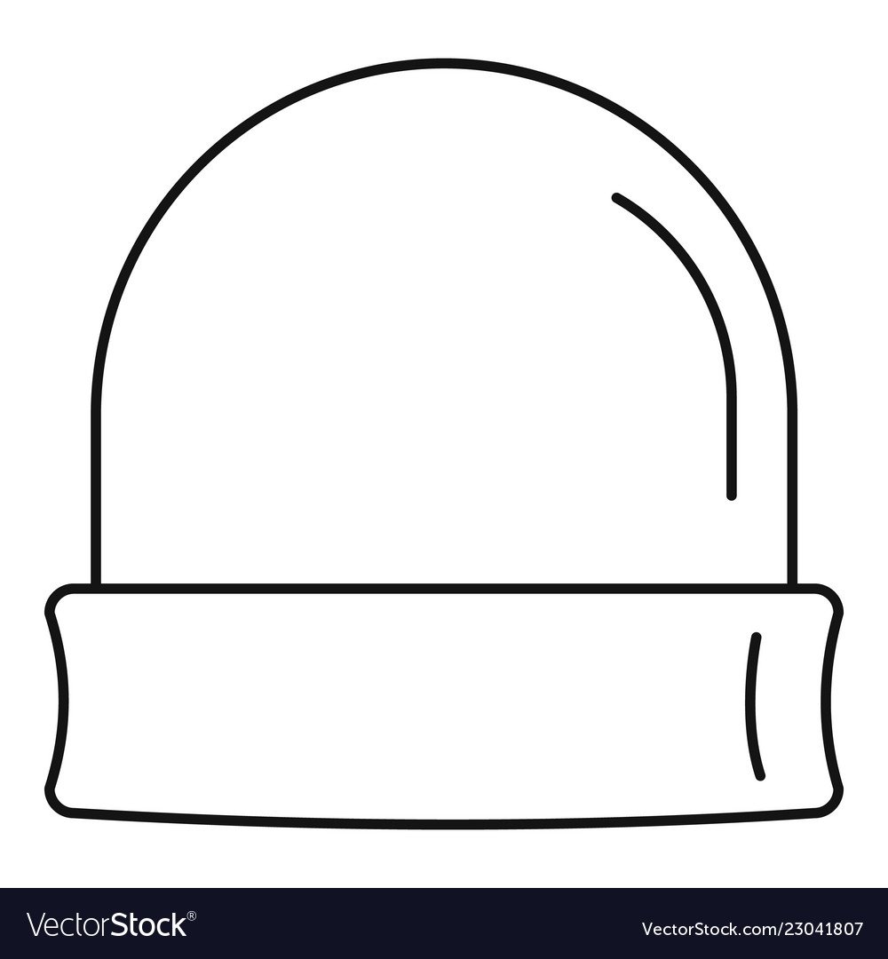 Контур шапки для детей