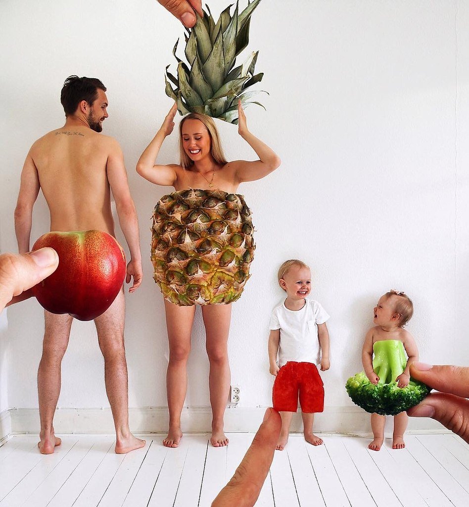 Креативная фотосессия семьи