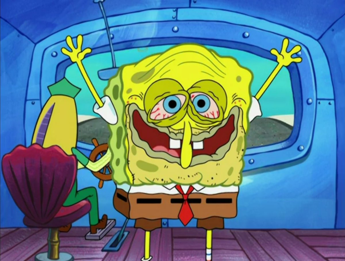 Сонный губка Боб