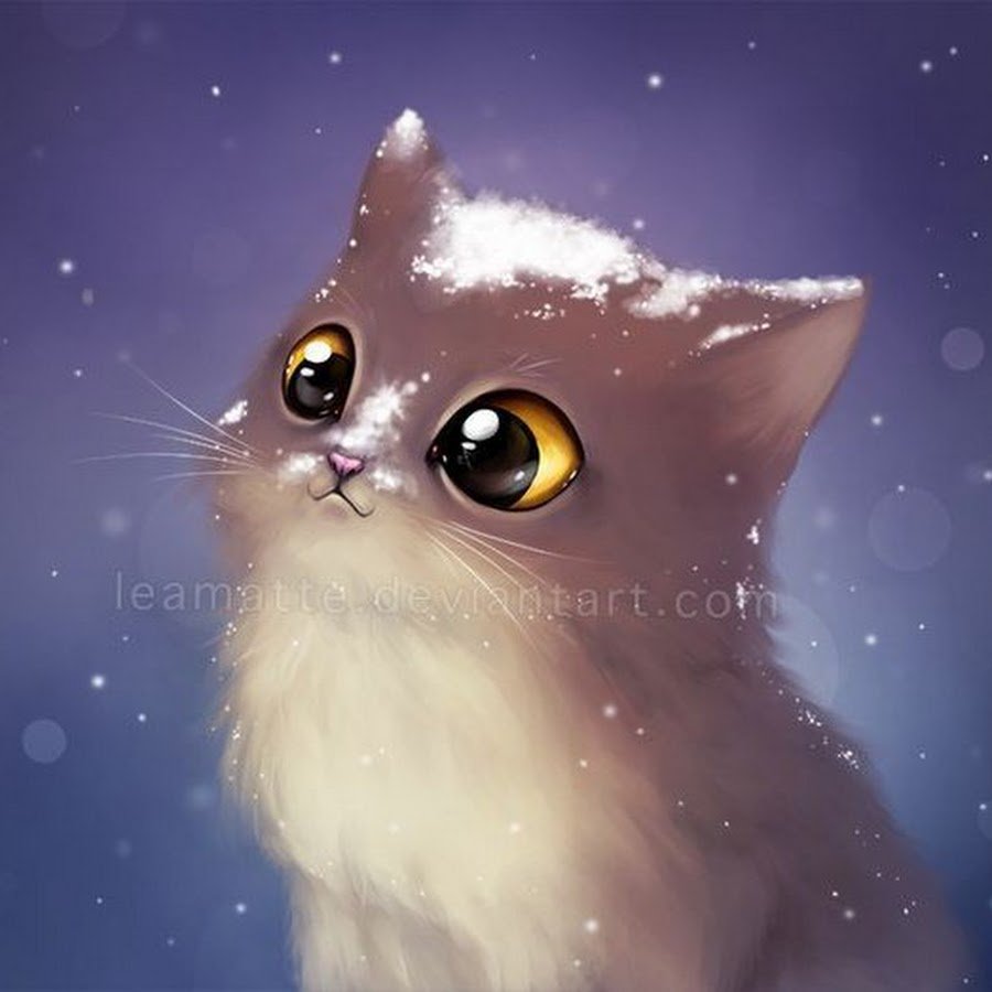 Милые мультяшные коты