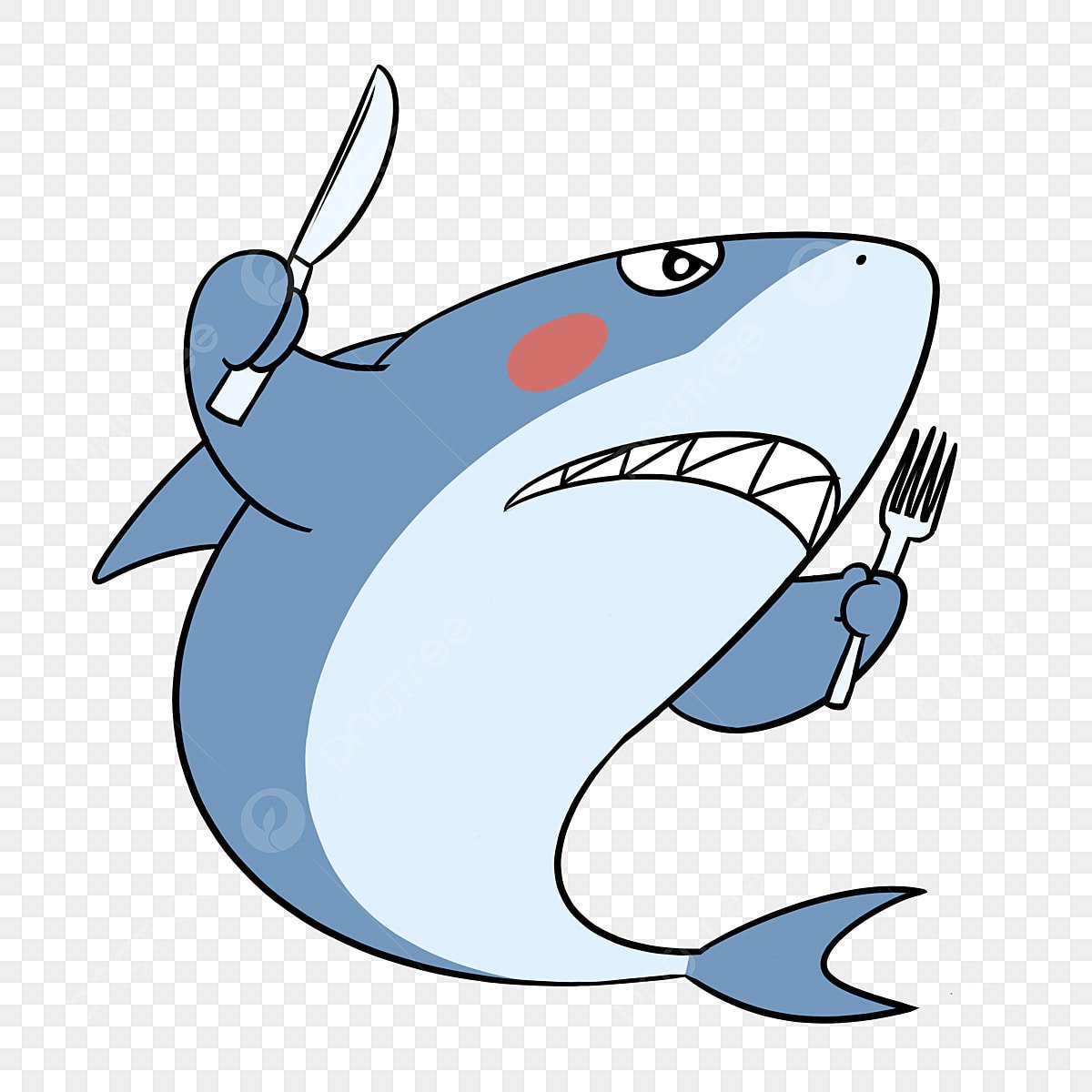 Акулы мультяшные