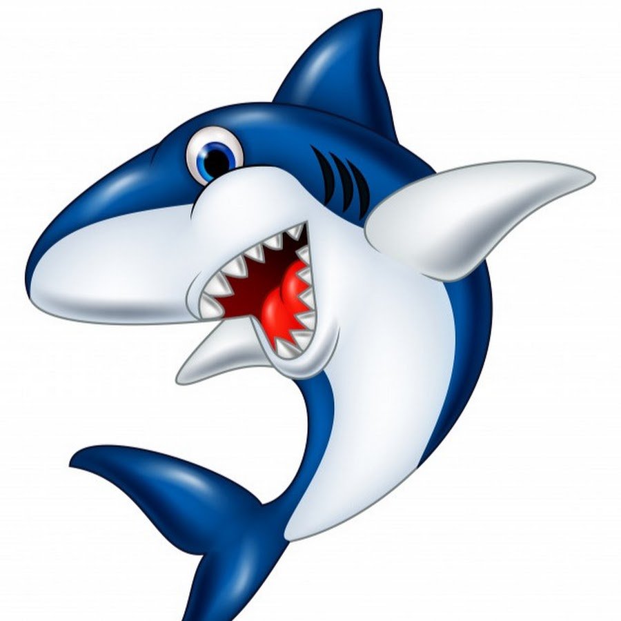 Акулы мультяшные