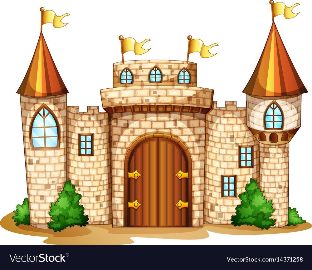 Сказочный дворец с воротами