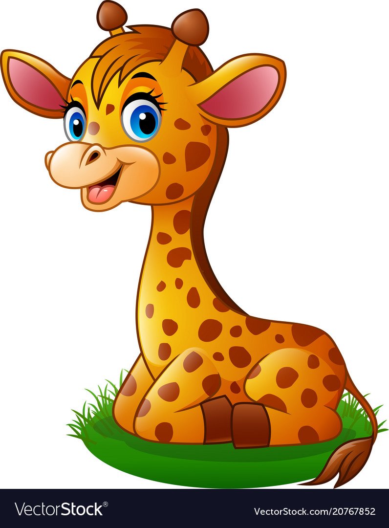 Жирафик мультяшный
