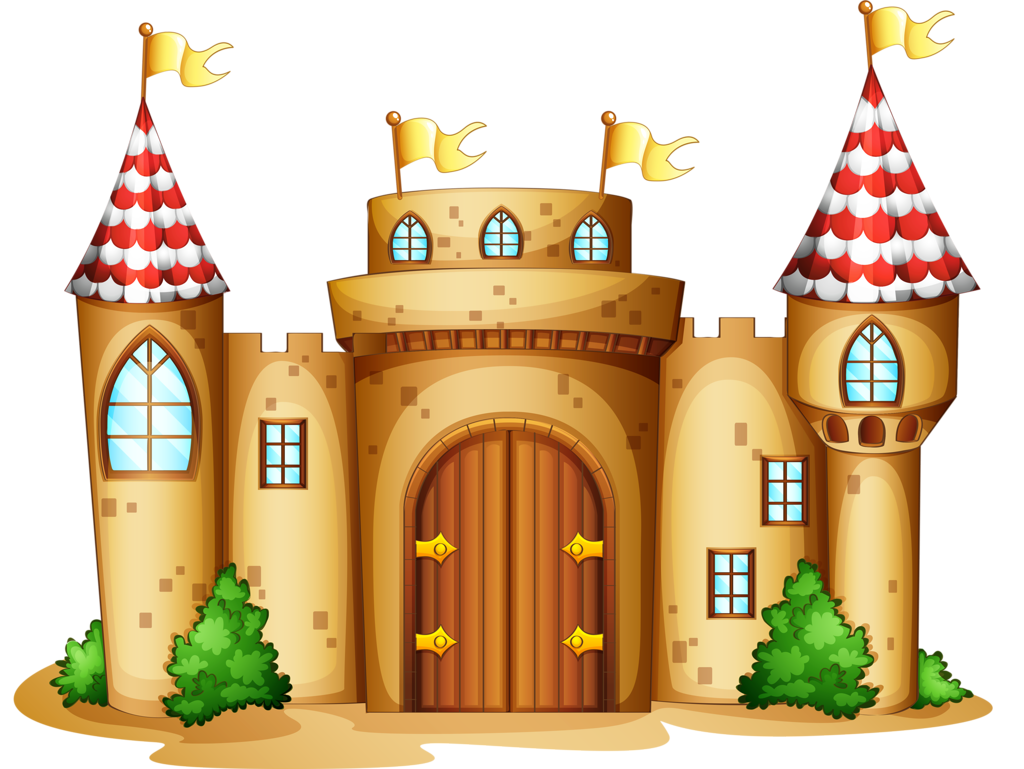 Сказочный замок с воротами