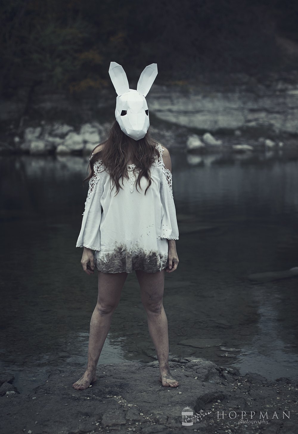 Картинка страшного кролика