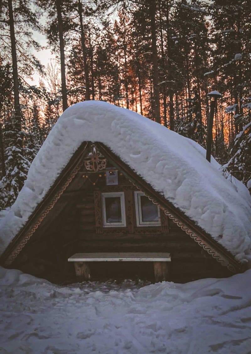 Зимняя избушка