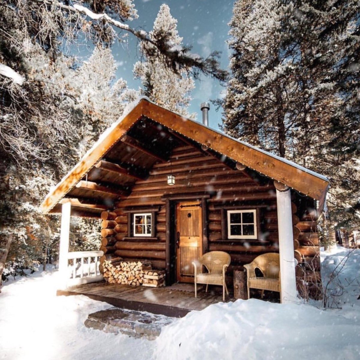 Избушка в лесу