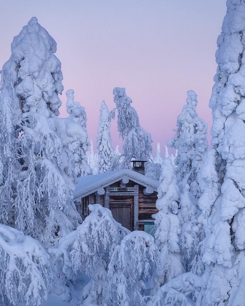 Заснеженная Финляндия