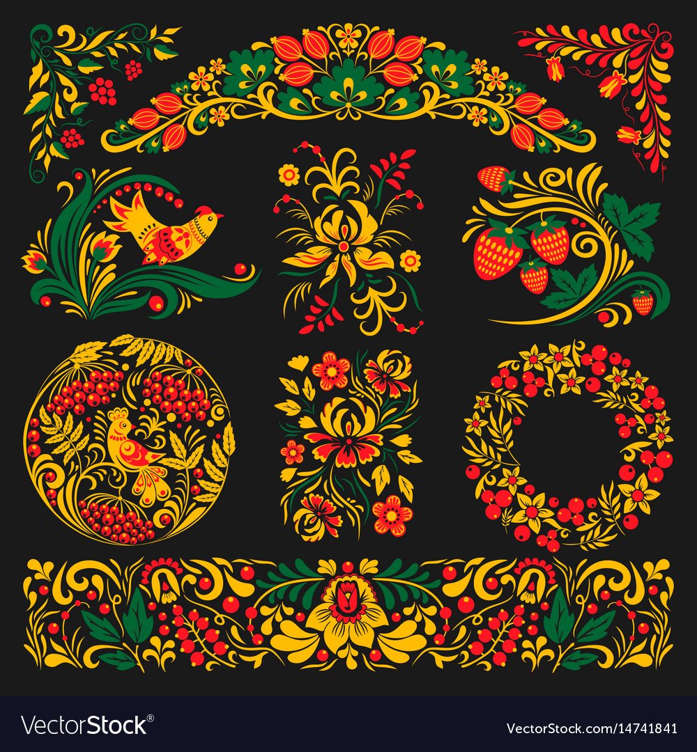 Хохлома уголок