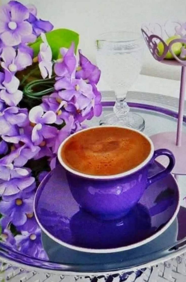 Доброе утро в сиреневых тонах