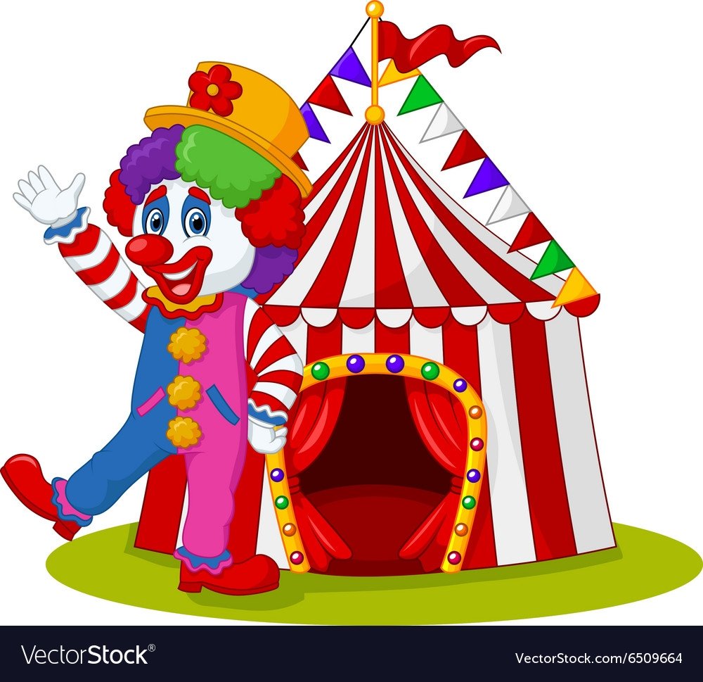 Цирк шатер клоун