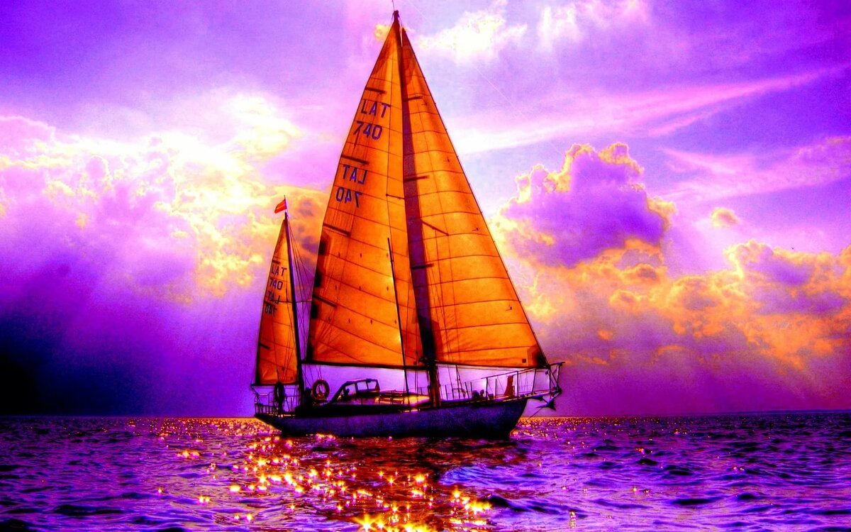 Парусная лодка