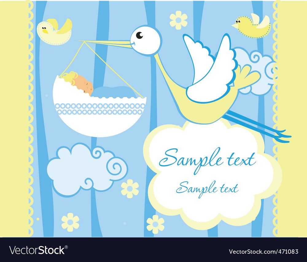 Рождение сына рисунок