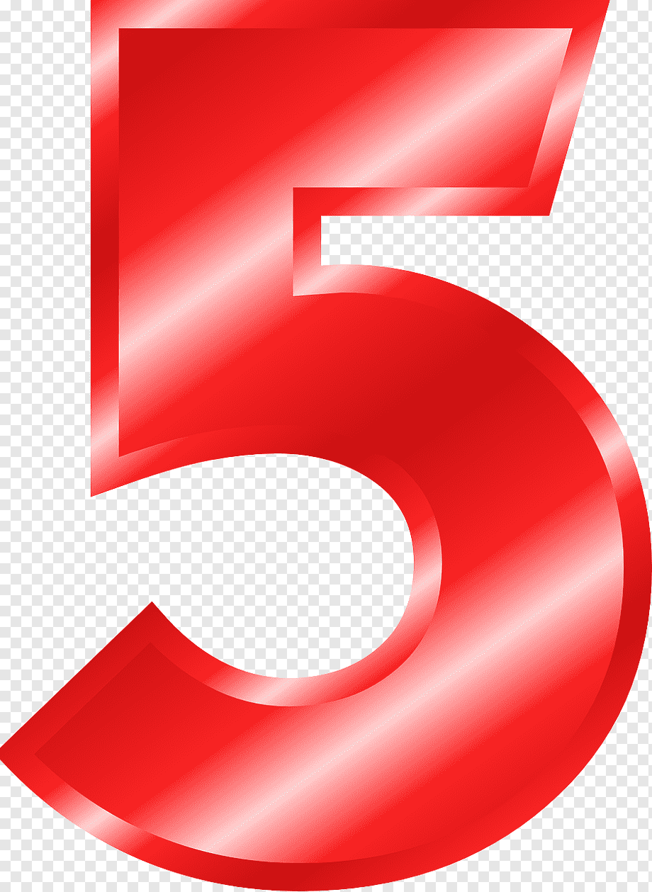 Красивые красные цифры