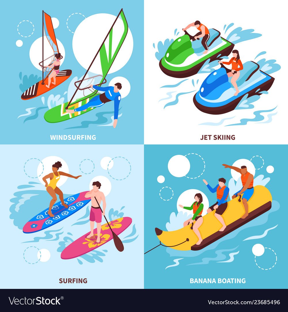 Водные виды спорта на катере рисунок водные лыжи