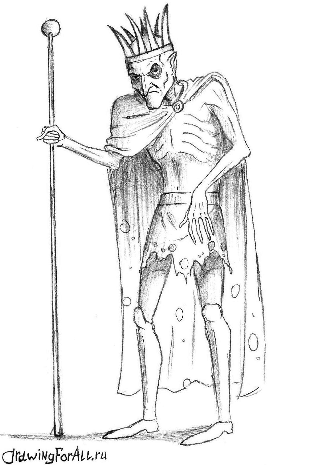 Кощей рисунок