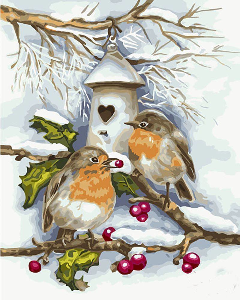 Вышивка кормушка