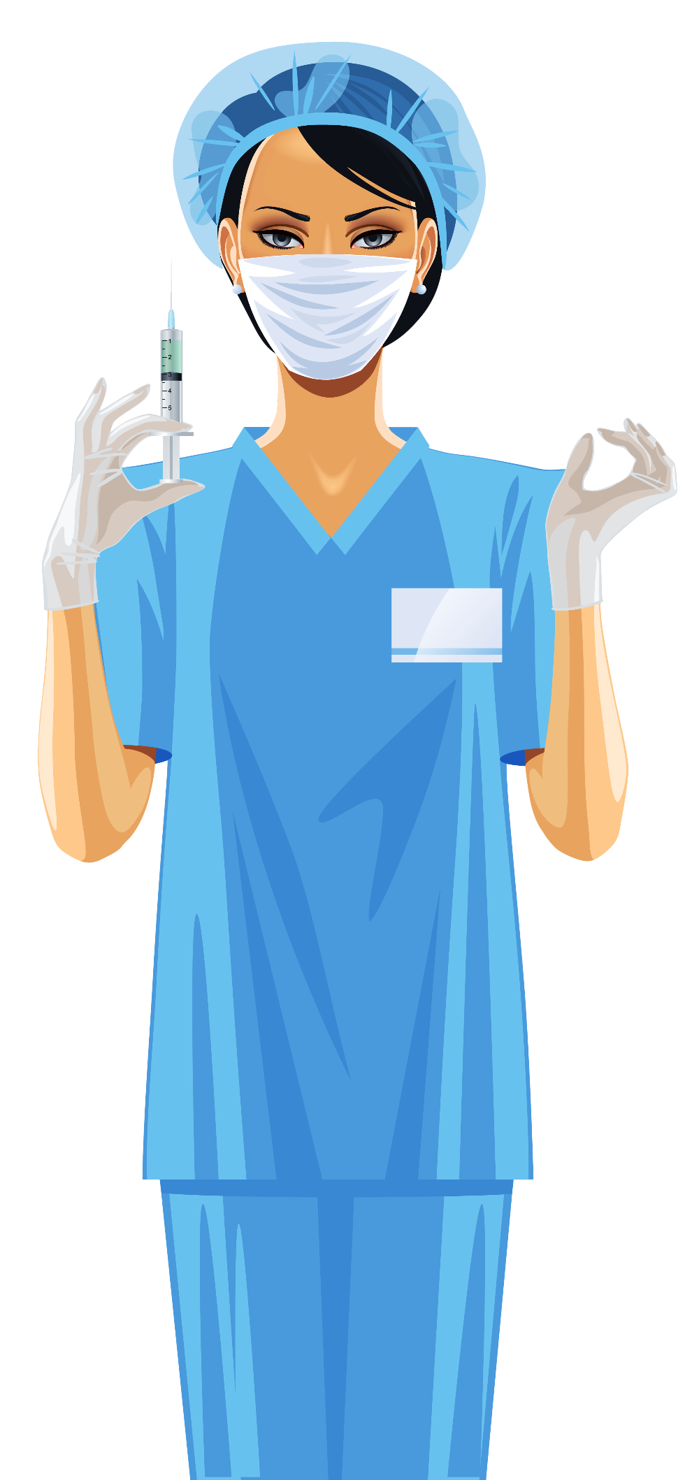 Процедурная медсестра мультяшная