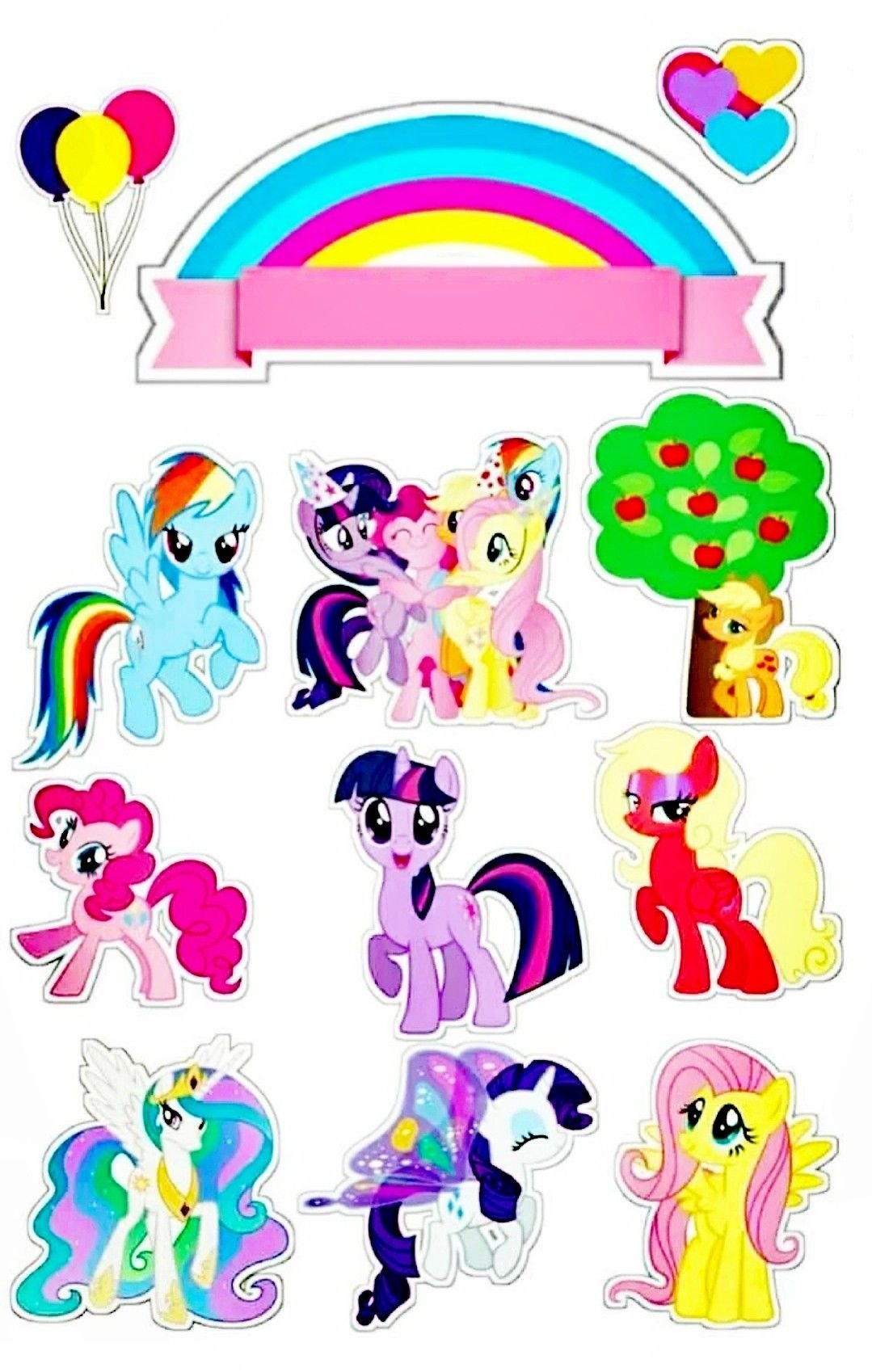 Пони топперы на торт