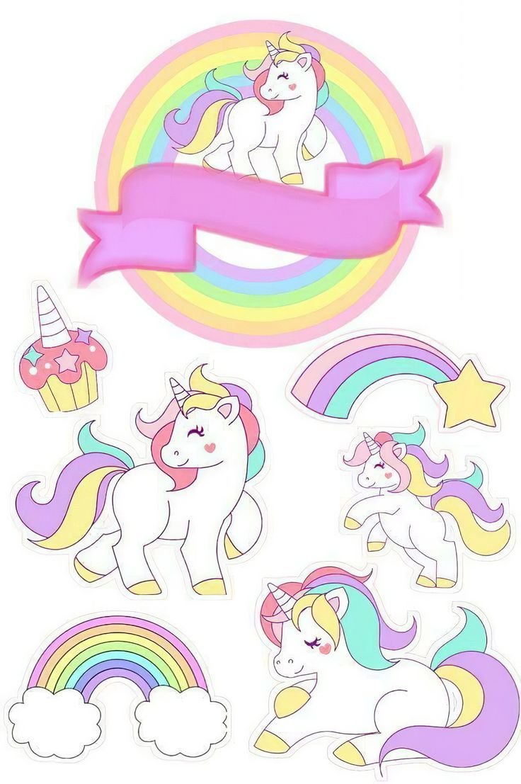 Единорог печать на торт