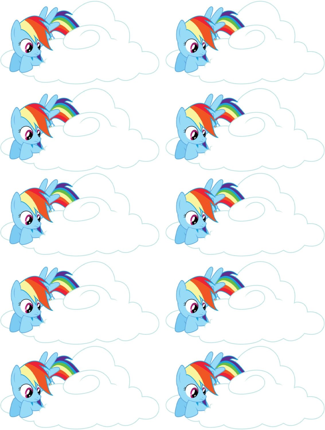 Радуга Дэш день рождения