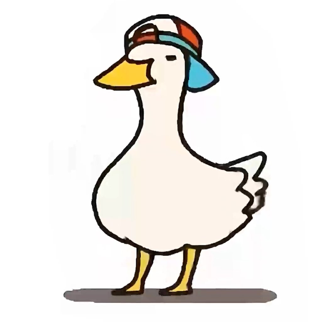 Утка мультяшный