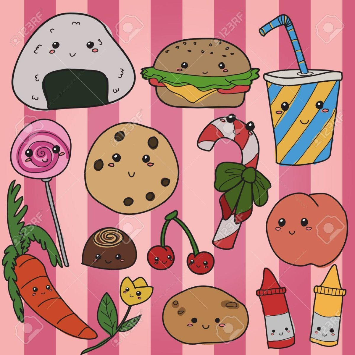 Стикеры еда